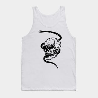 Snake in Skull Tank Top